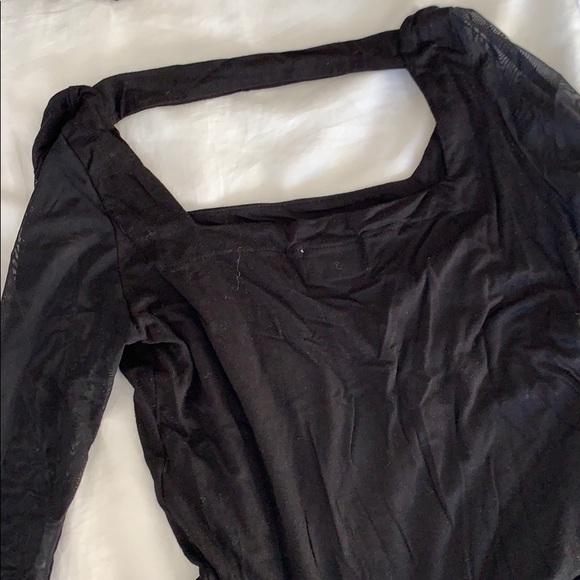 LNA Black Long Sleeve with Mesh Sleeves - Picture 3 of 3